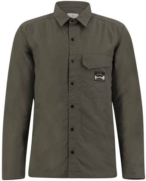 Lundhags Knak Insulated Shirt vuorattu paitatakki, maastonvihreä