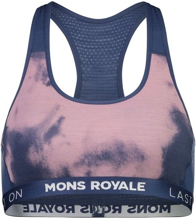 Mons Royale Sierra Sports Bra urheiluliivit, Denim Tie Dye