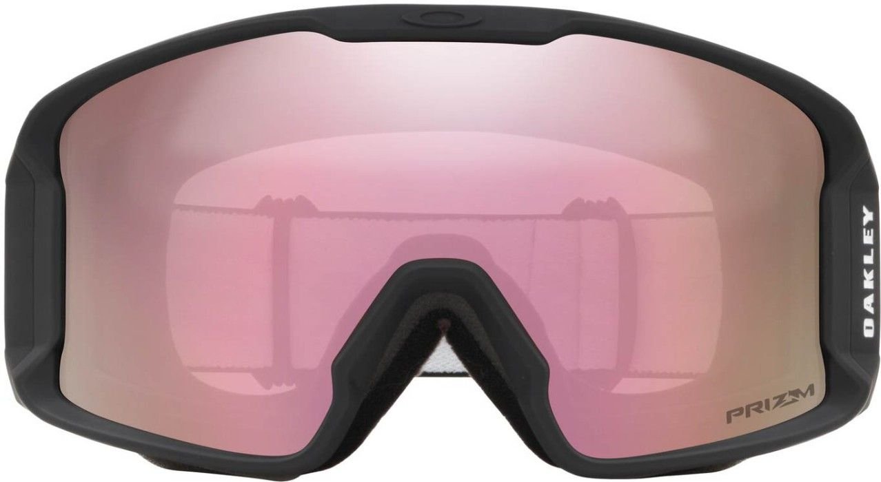Oakley Line Miner Matte Black Prizm Snow Hi Pink laskettelulasit, M