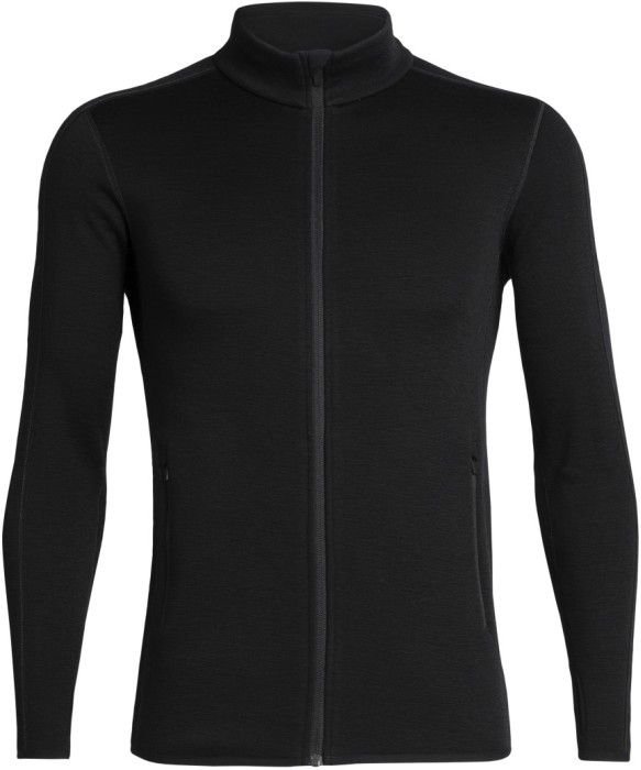 Icebreaker Elemental LS Zip 330 -miesten paita, musta