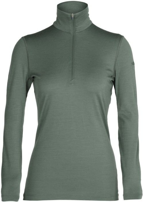 Icebreaker 200 Oasis LS Half Zip naisten aluspaita, Sage