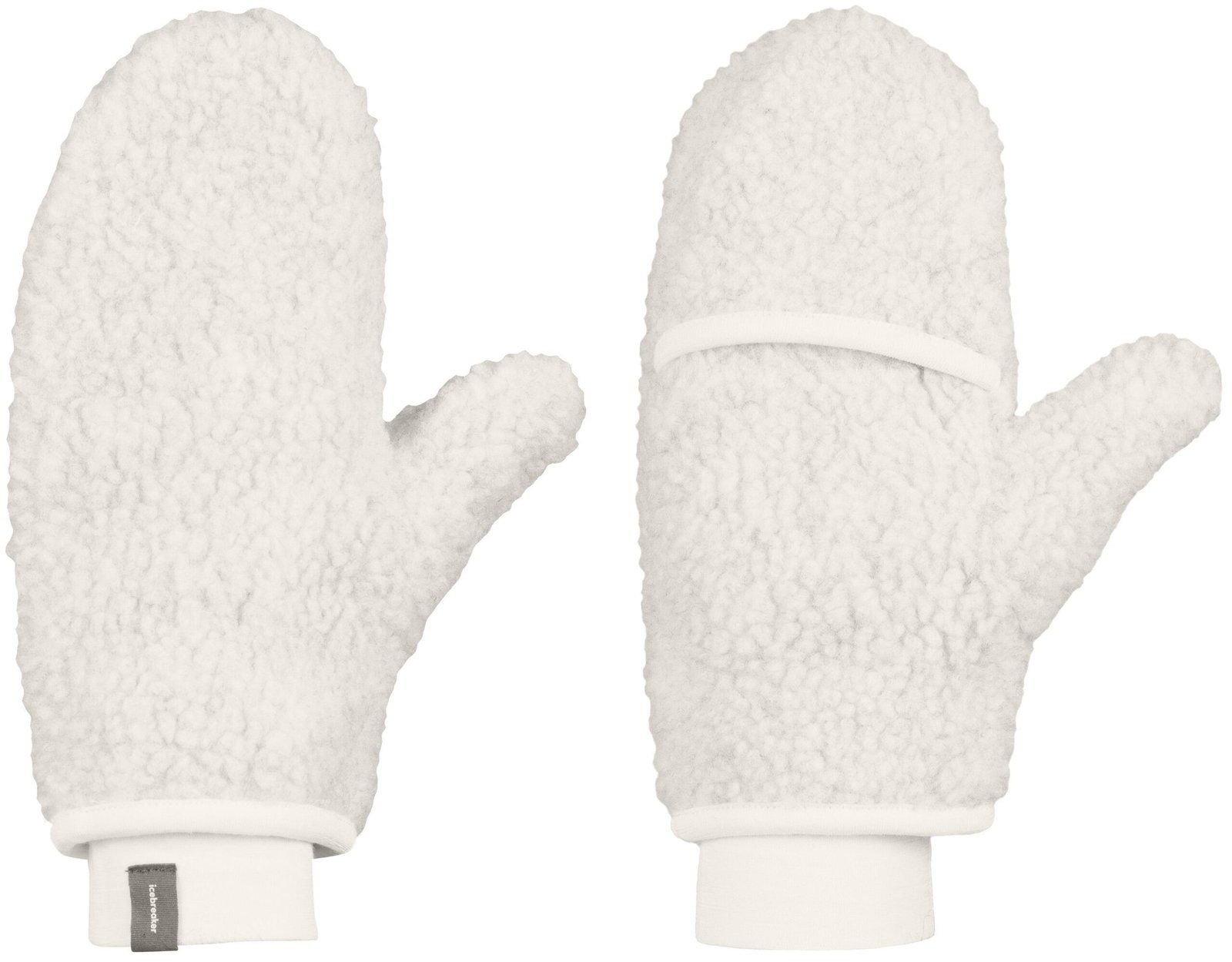 Icebreaker ICL RealFleece Sherpa Mittens Unisex kintaat, valkoinen