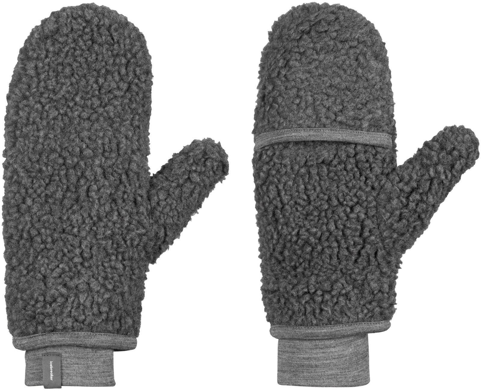 Icebreaker ICL RealFleece Sherpa Mittens Unisex kintaat, harmaa