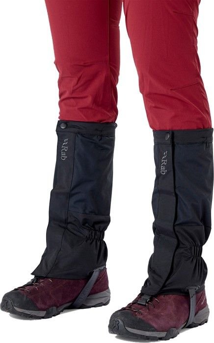Rab W's Trek Gaiter naisten vedenpitävät säärystimet, musta