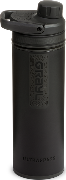 Grayl UltraPress Purifier Bottle vedensuodatin, musta