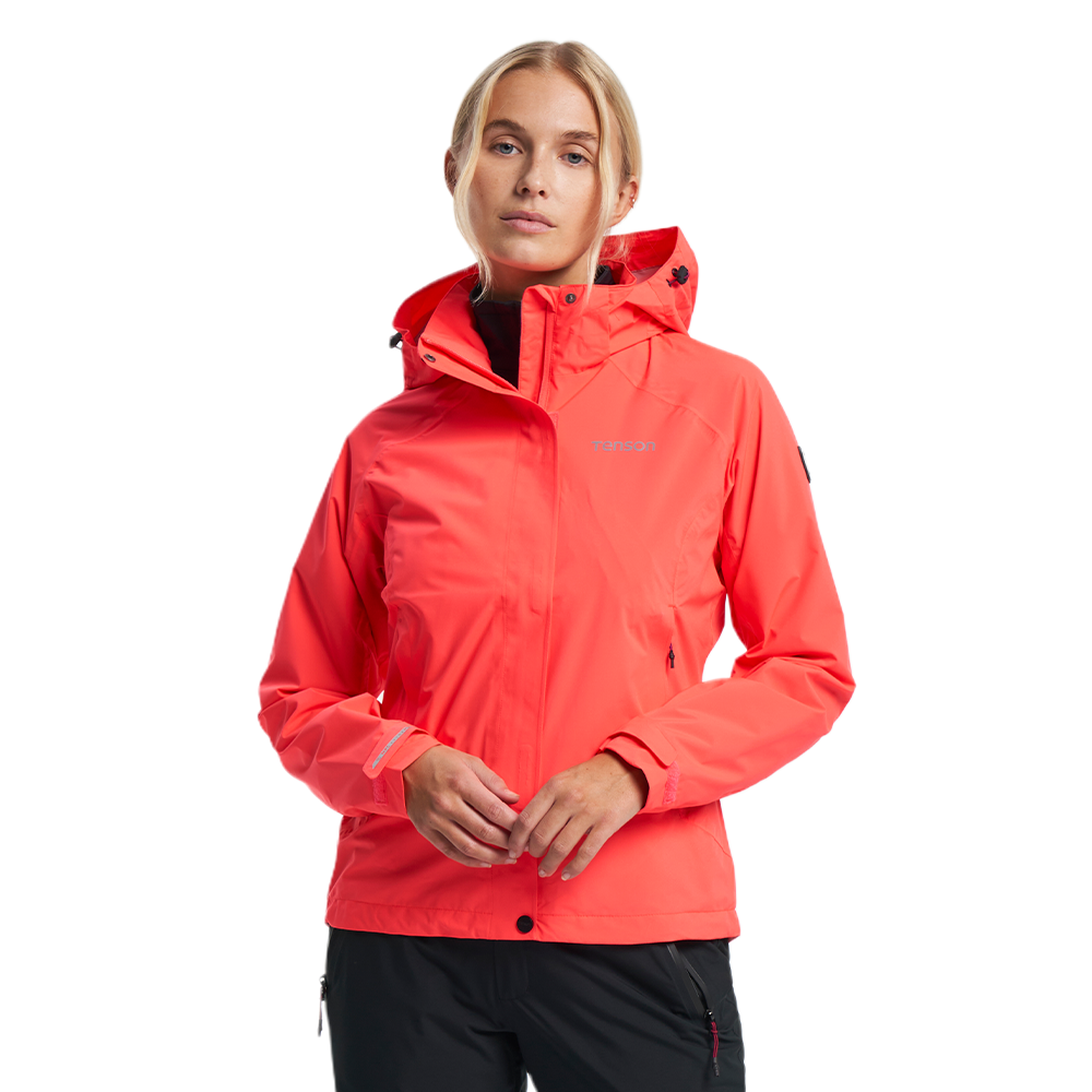 Tenson W's Biscaya Evo Jacket Fluorescent Coral