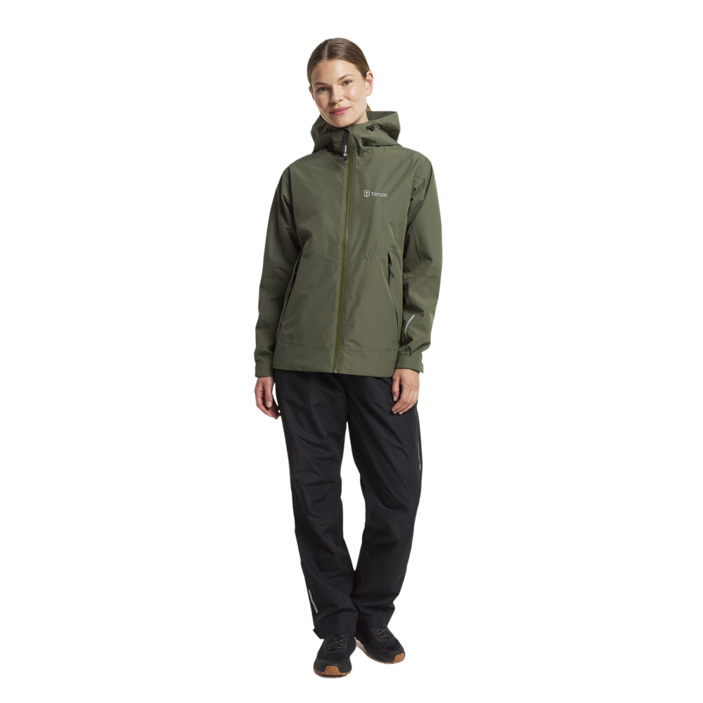 Tenson W's Winga Rain Jacket Olive
