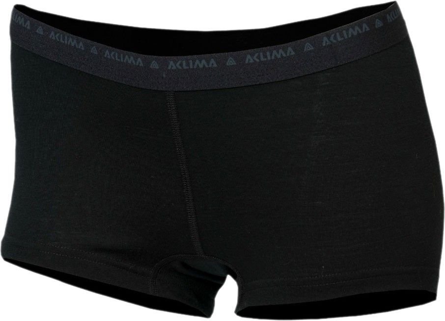 Aclima LightWool Merino -naisten alushousut (Jet Black)