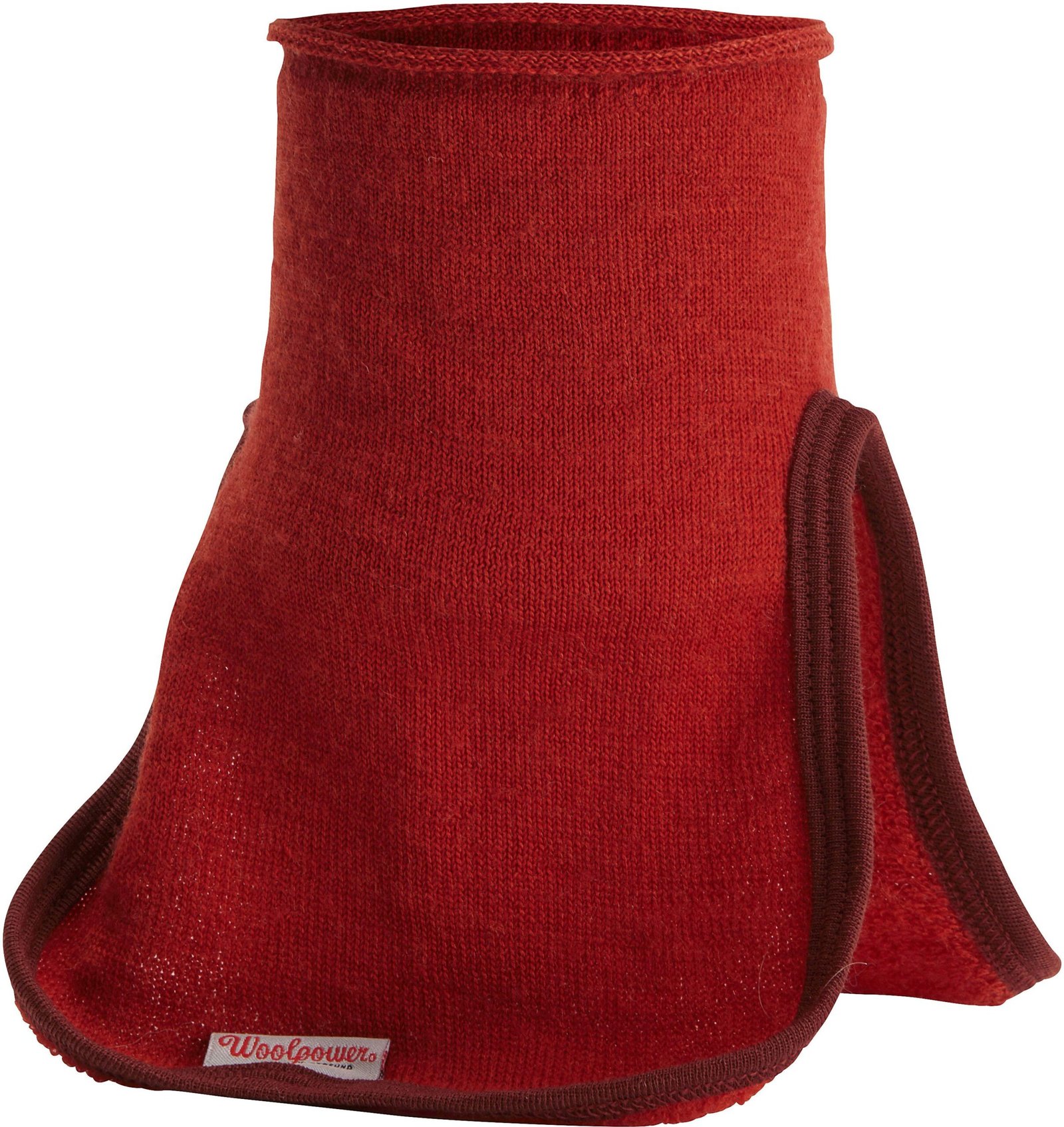 Woolpower Kids Mock Turtleneck 200 lasten merinovillakauluri, punainen