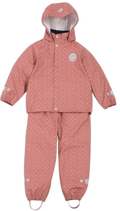 Viking Jolly Print Rain Set Kids Pink