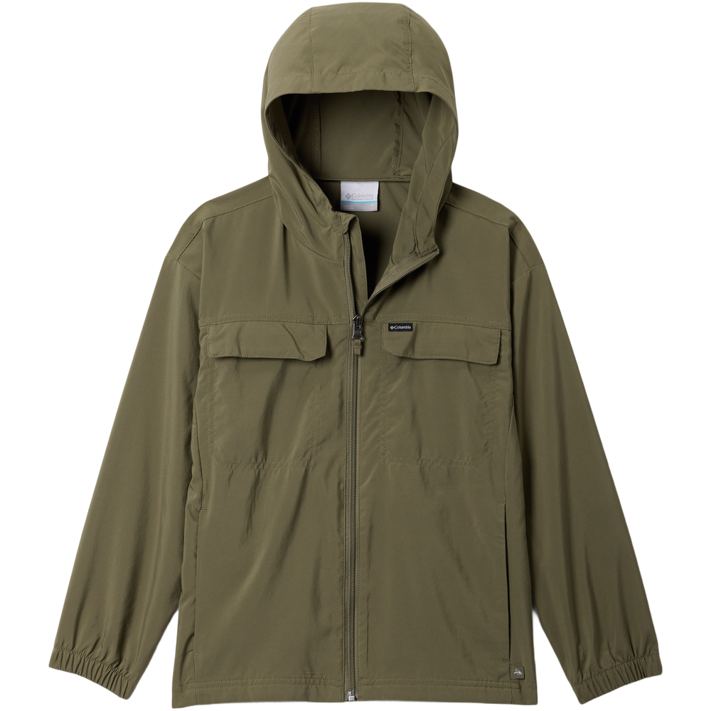 Columbia Skien Valley™ Hooded Long Sleeve Shirt Stone Green