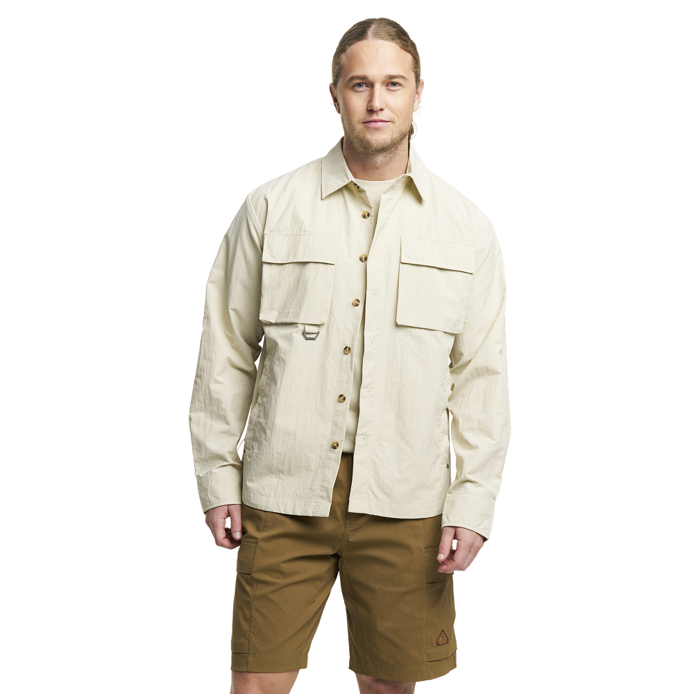 Tenson Camper Overshirt Men Light Beige