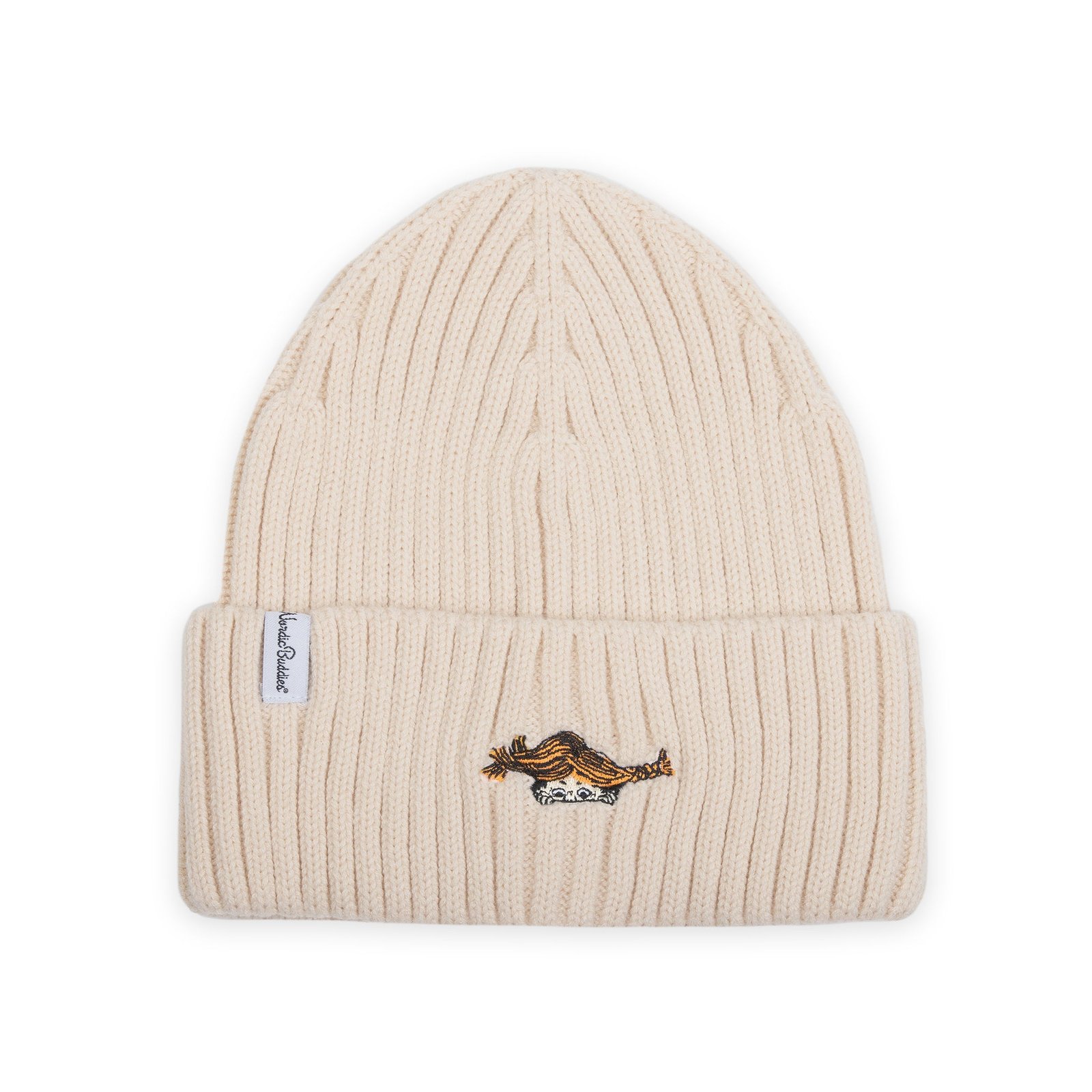 Brodeerattu Peppi Aikuisten Pipo - Beige