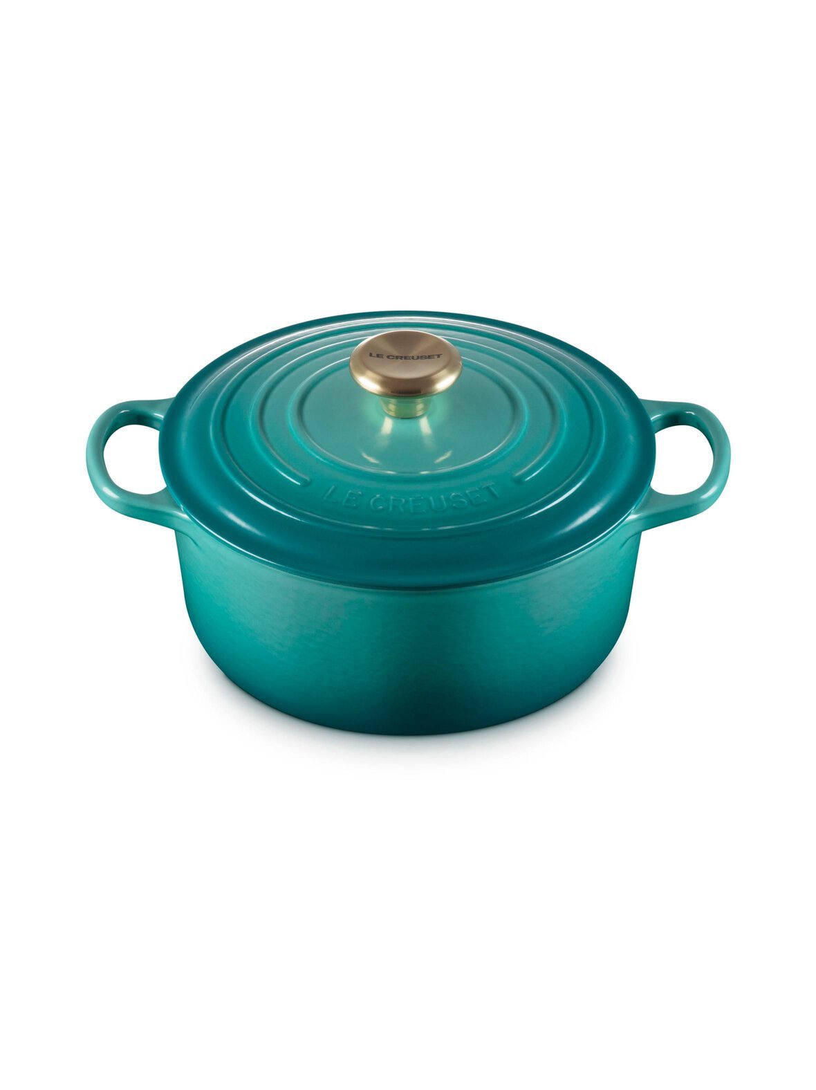 Bleu riviera cast iron round casserole -valurautapata 24 cm