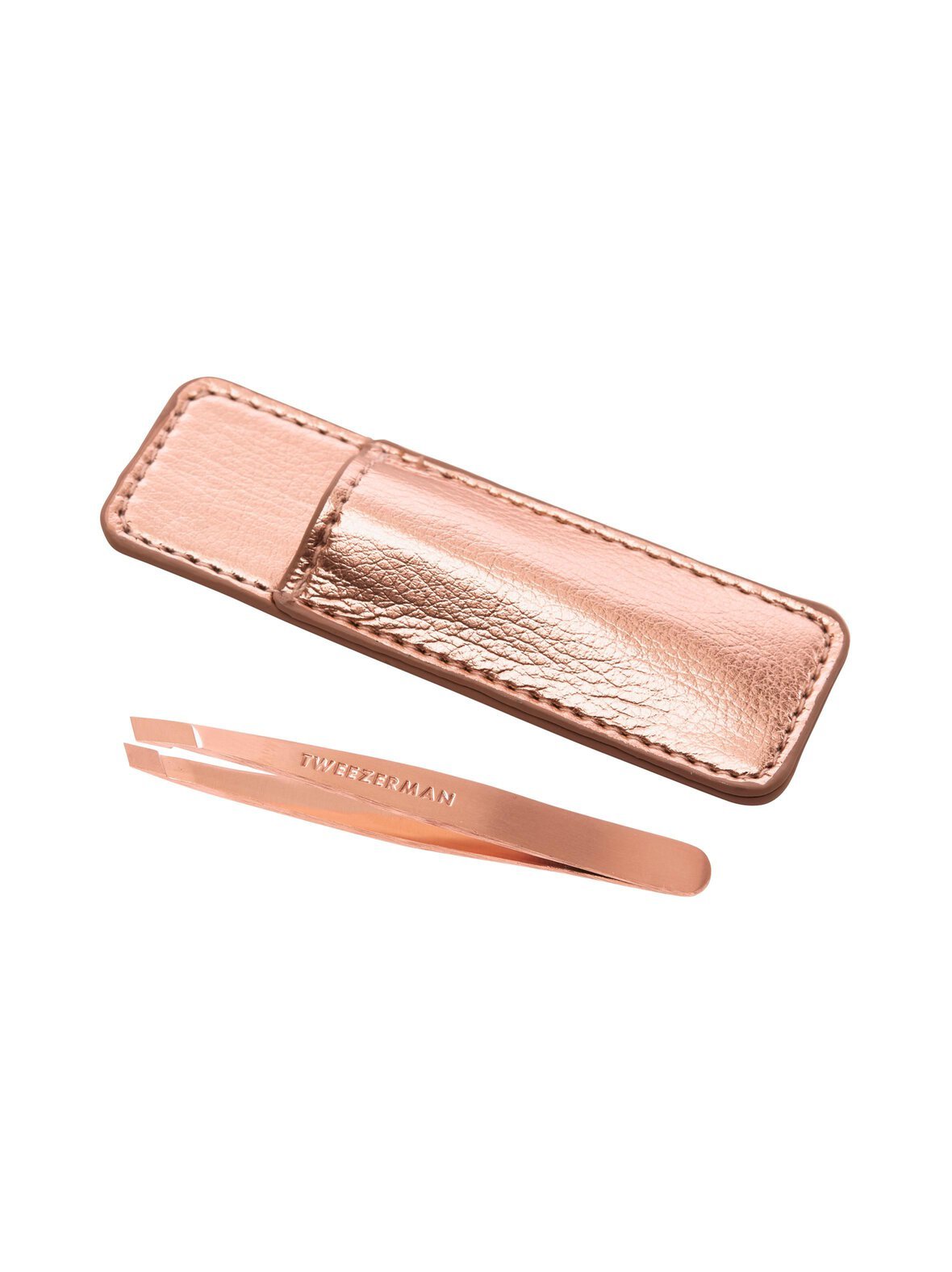 Mini slant tweezer with puch -pinsetit