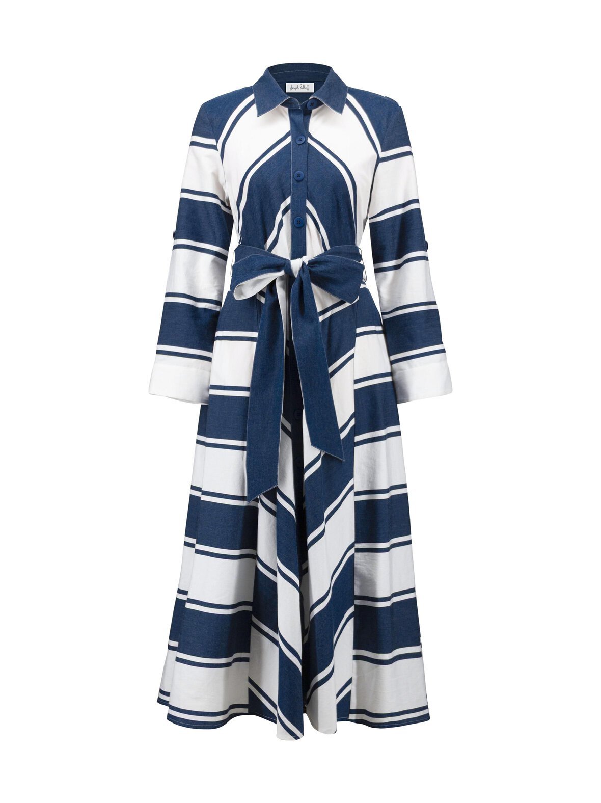 Cotton stripe print -mekko