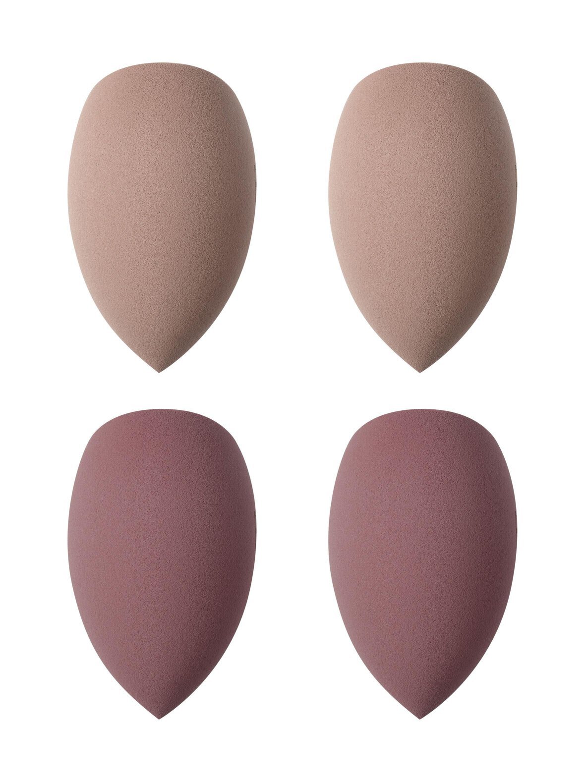 Bare finish -meikkisienipakkaus, 4-pack