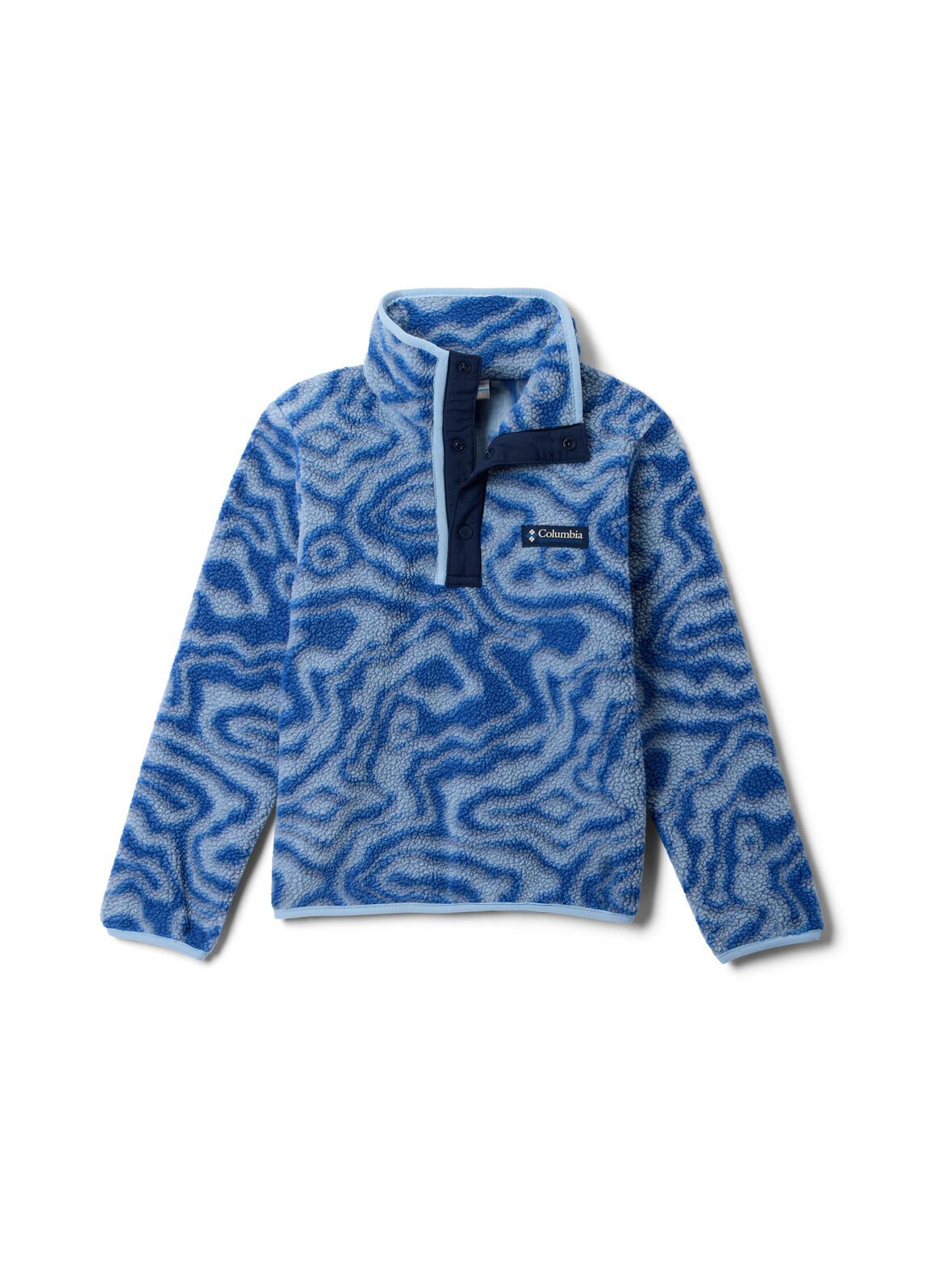 Helvetia ii printed half snap fleece -paita