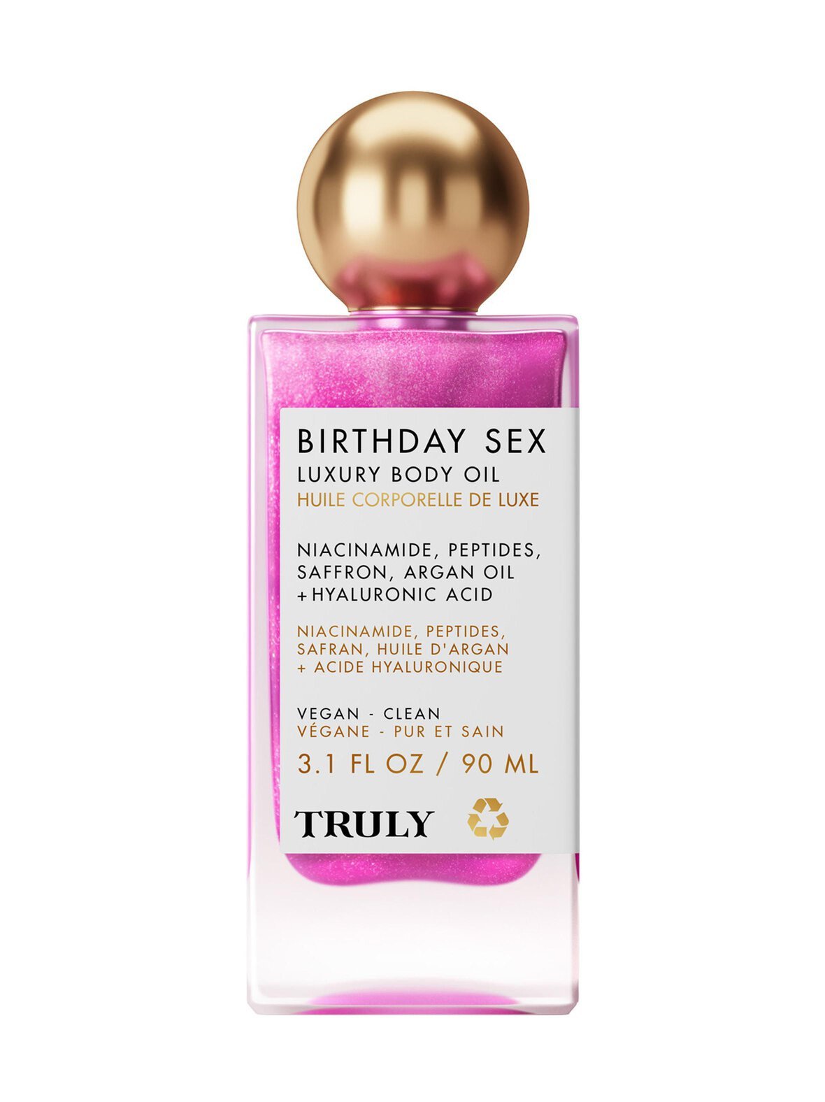Birthday sex body oil -vartaloöljy