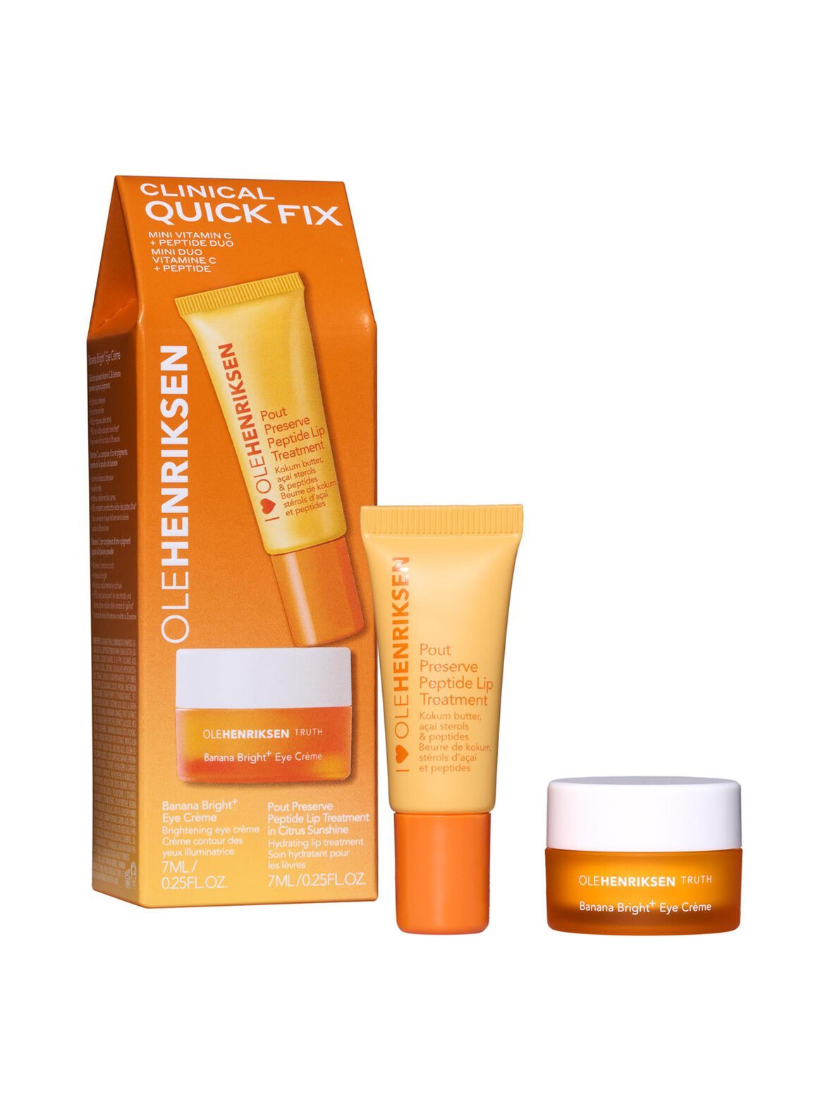 Clinical quick fix mini vitamin c + peptide duo set -ihonhoitopakkaus