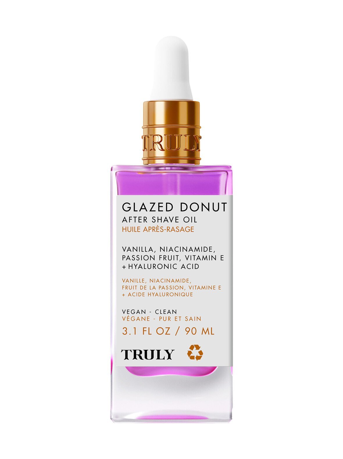 Glazed donut after shave oil -karvanajon tai -poiston jälkeinen öljy