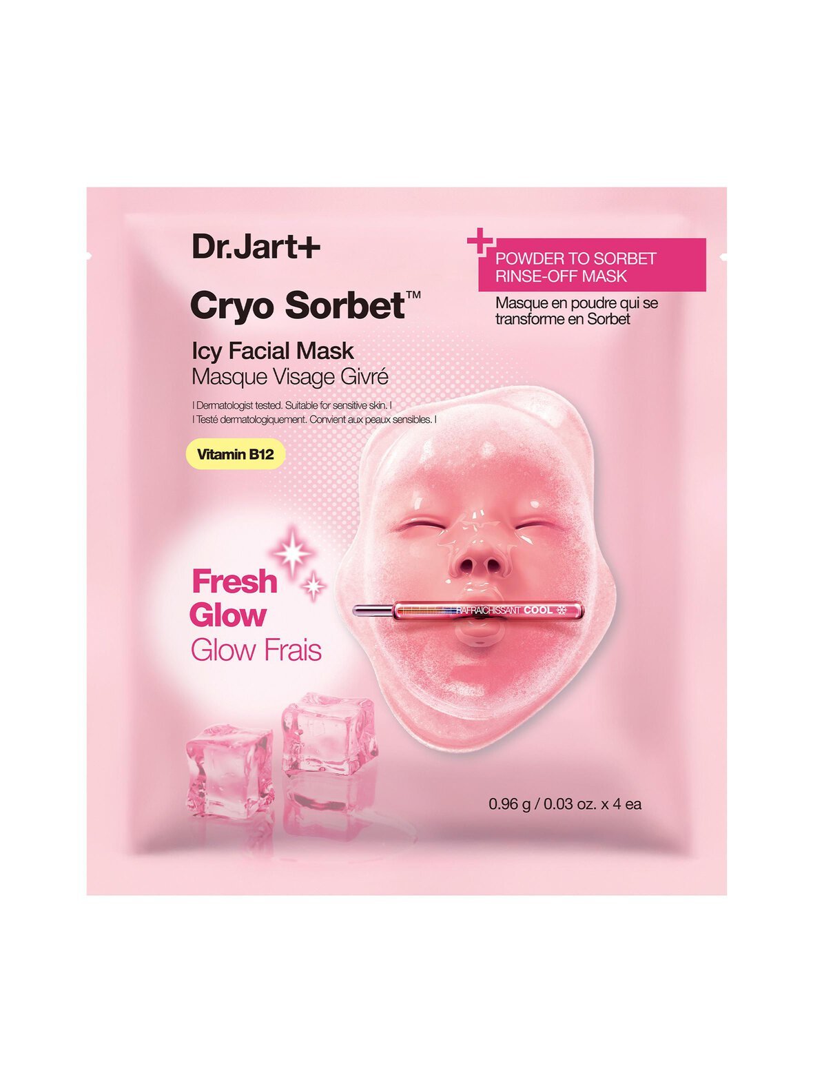 Cryo rubber sorbet icy facial mask -kasvonaamio
