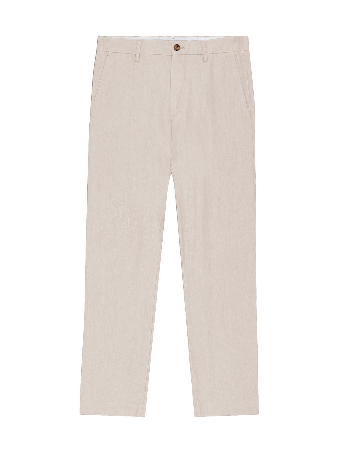 Theo slim fit -pellavahousut