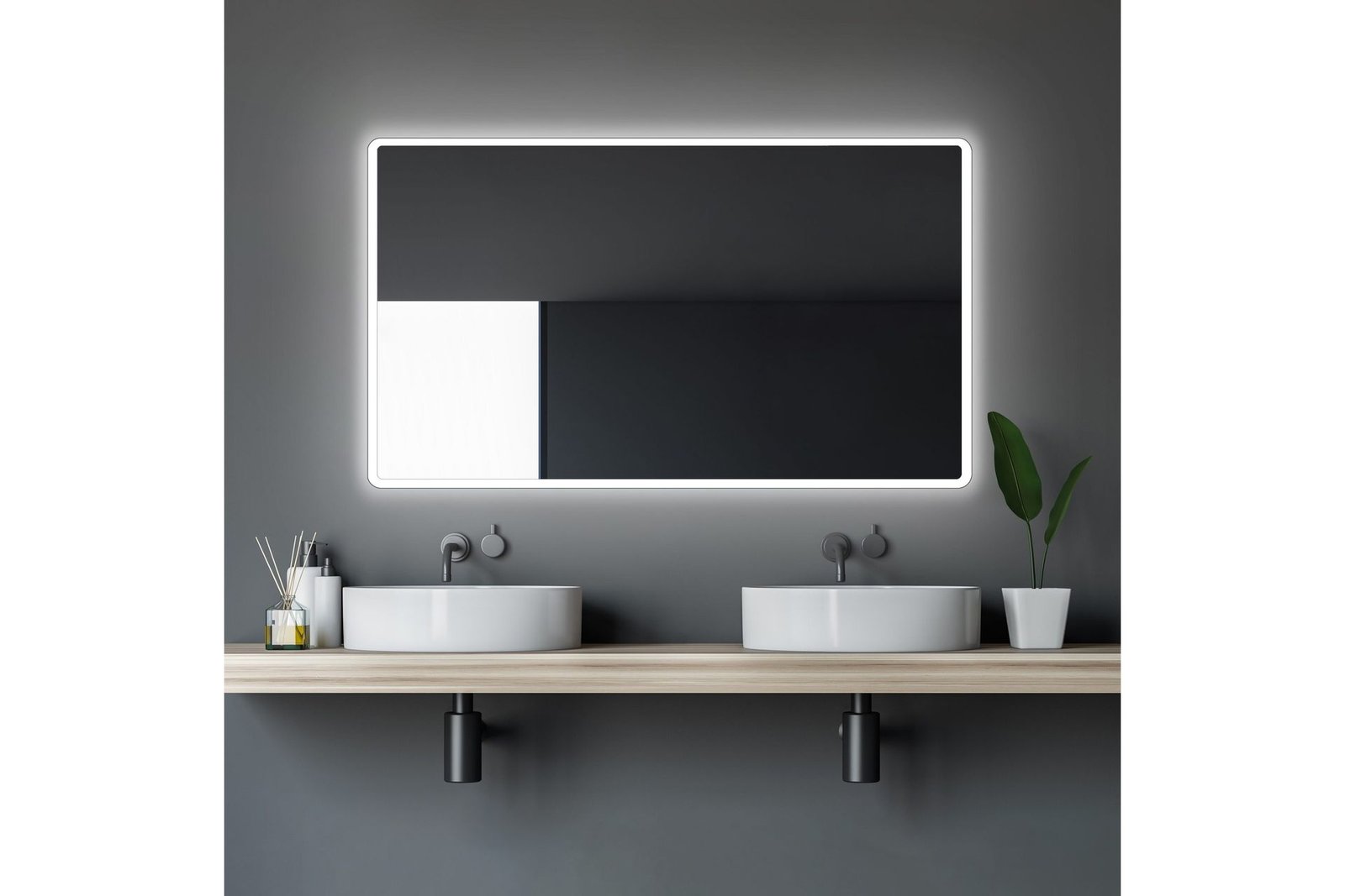 Kylpyhuonepeili Rydholm 70 cm LED-valaistus -