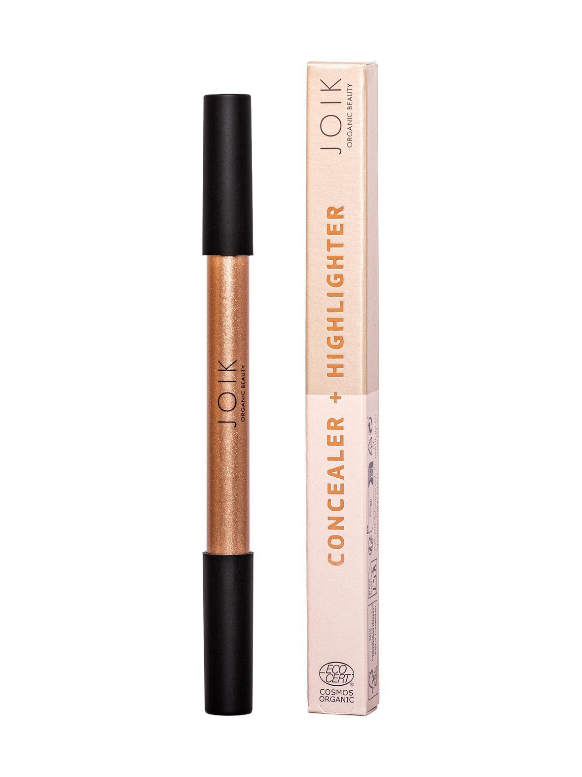 Dual-ended highlighter and concealer stick -meikkipuikko