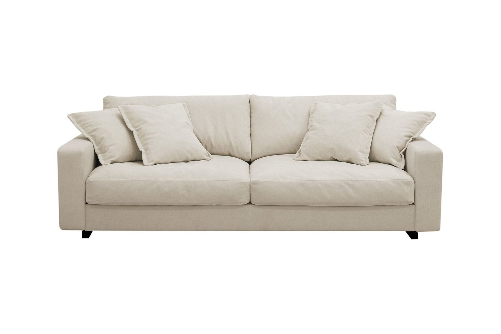 Valencia ekstra syvä 3-istuttava chenille-sohva - Beige