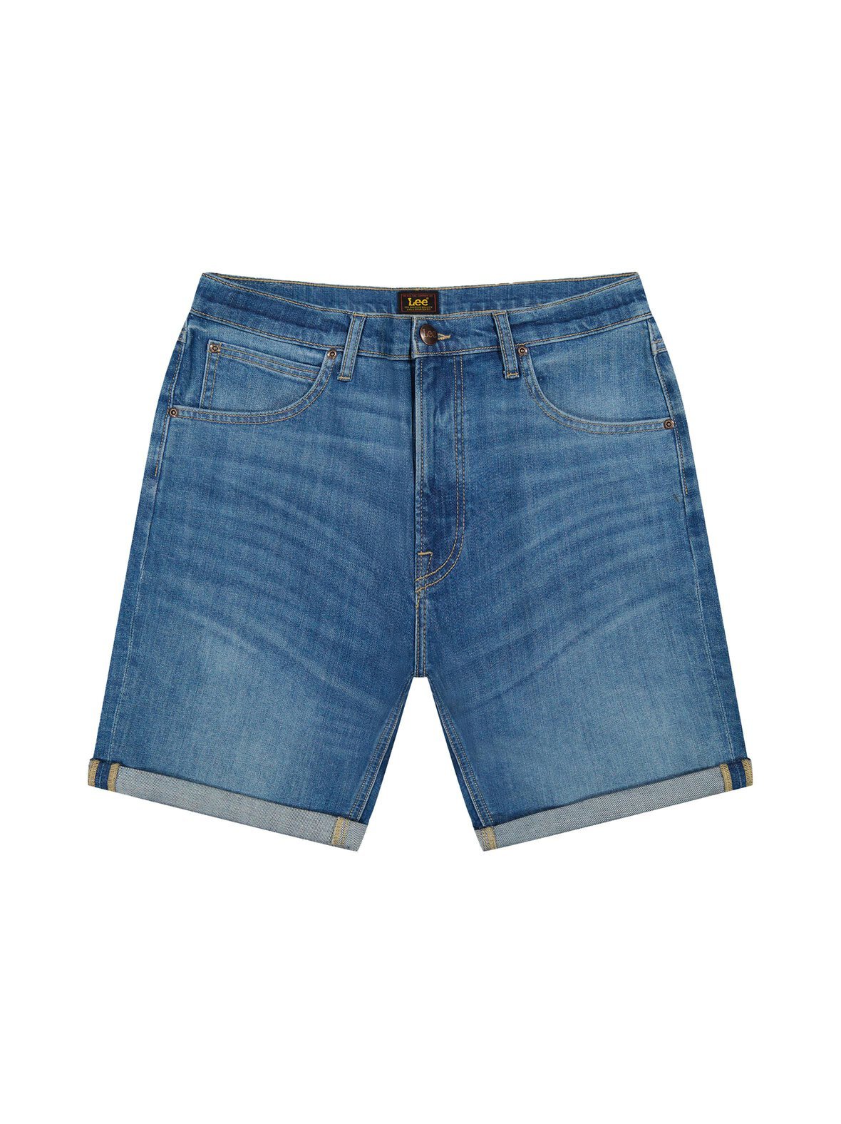 5-pocket regular fit -farkkushortsit