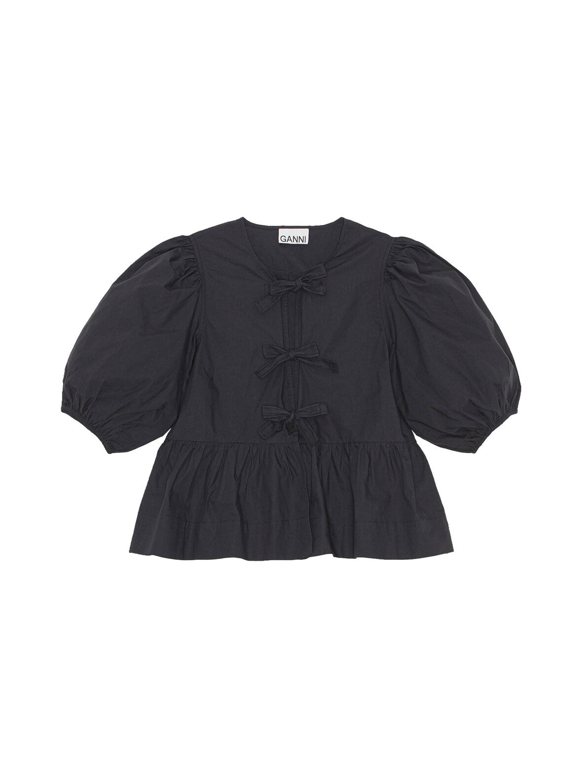 Cotton peplum -popliinipusero