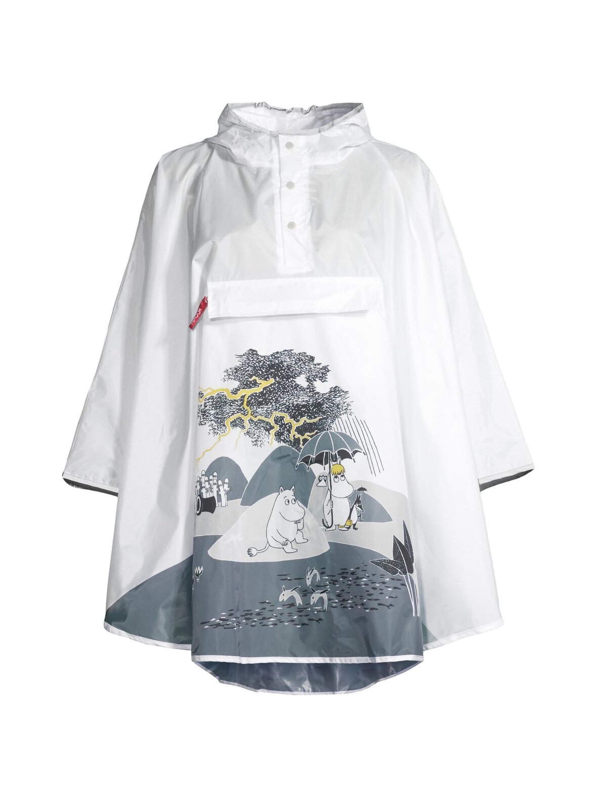 Muumi saari -sadeponcho, m
