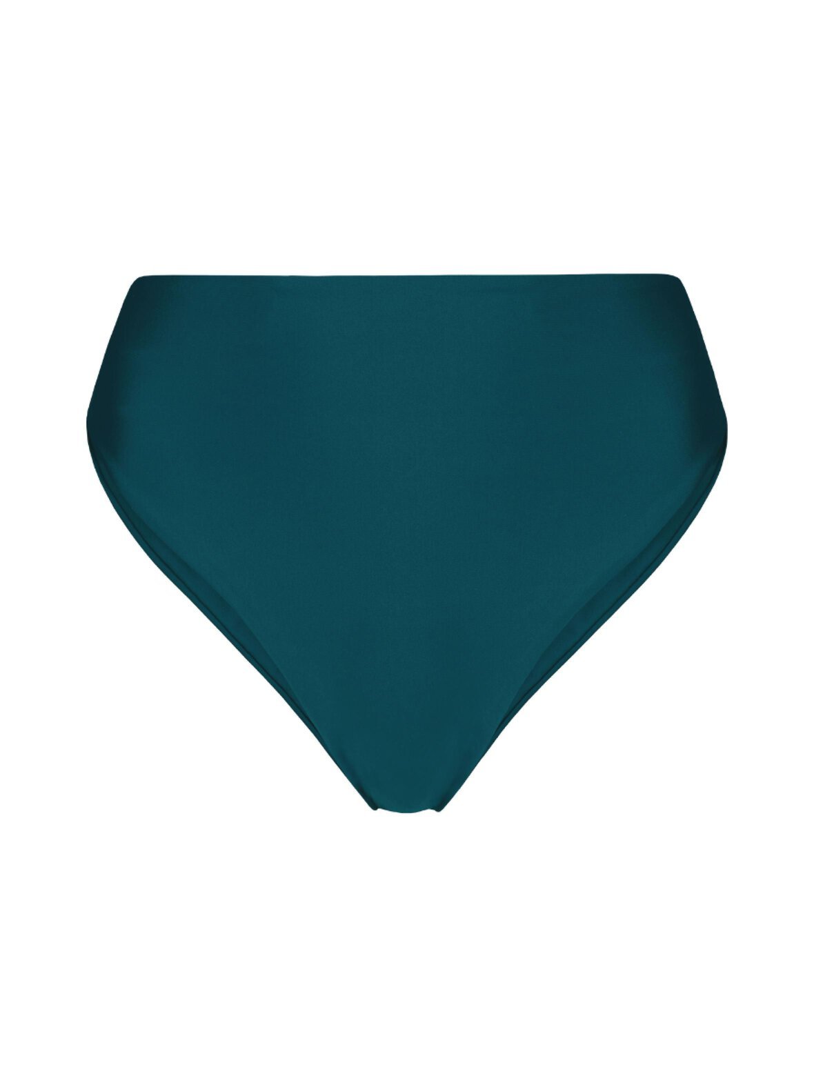 Teal high-leg -bikinialaosa