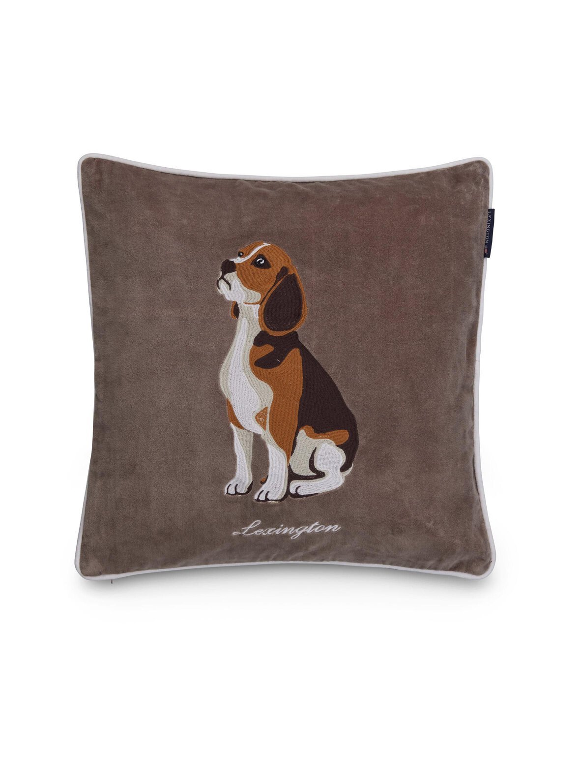 Dog organic cotton velvet -tyynyliina 50 x 50 cm