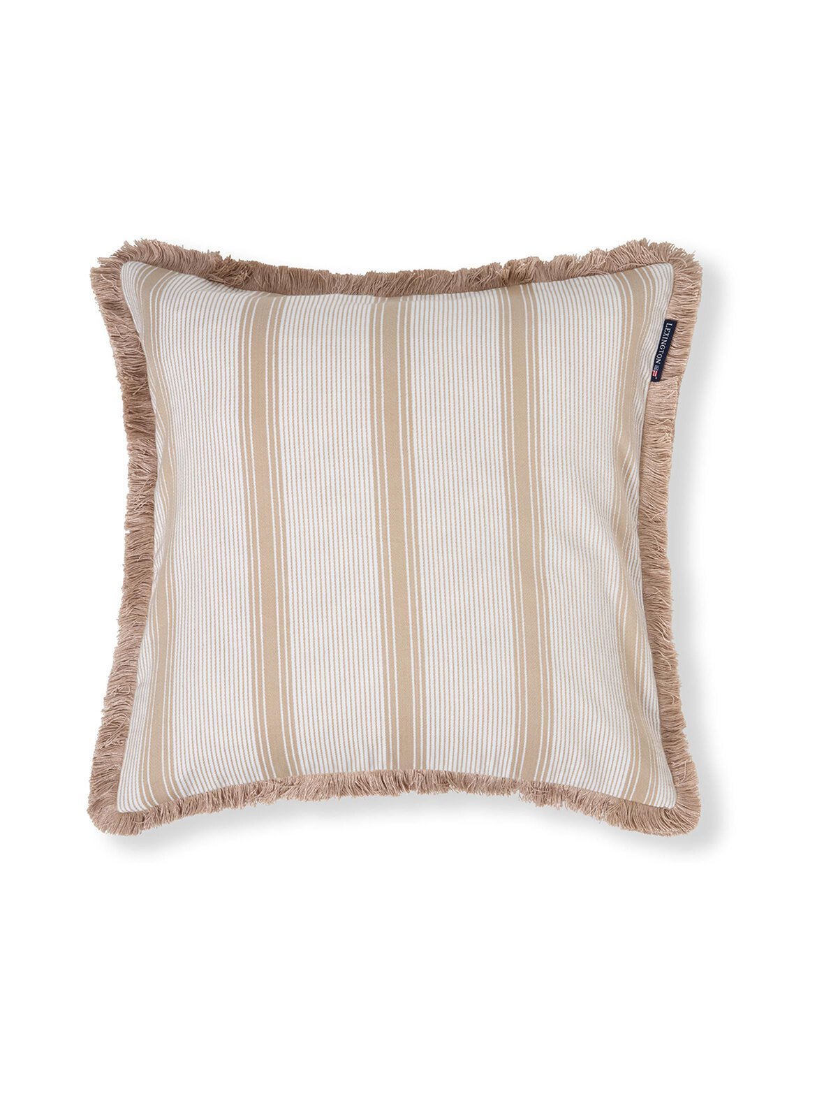 Striped fringe -tyynynpäällinen