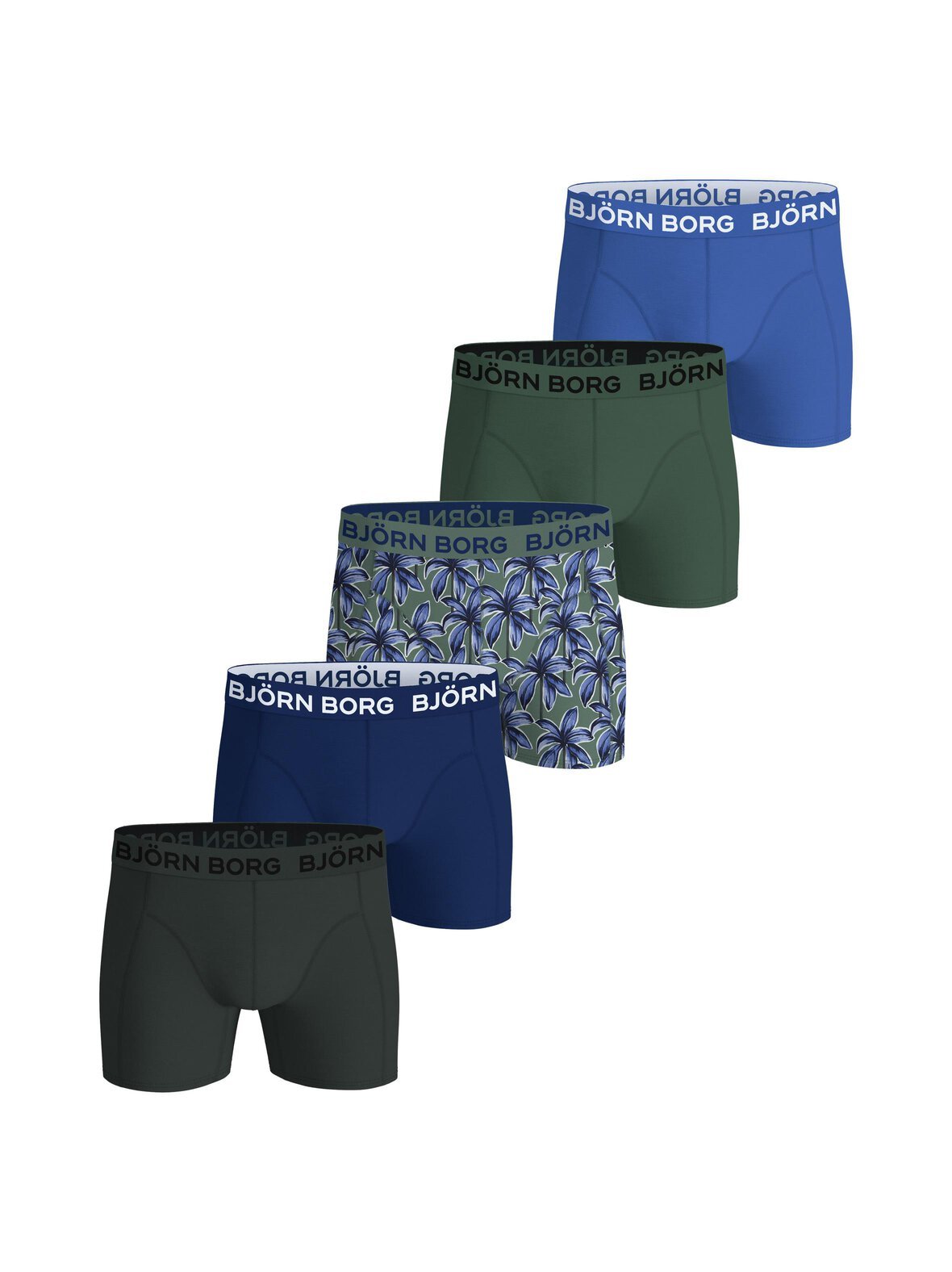 Cotton stretch -bokserialushousut 5-pack