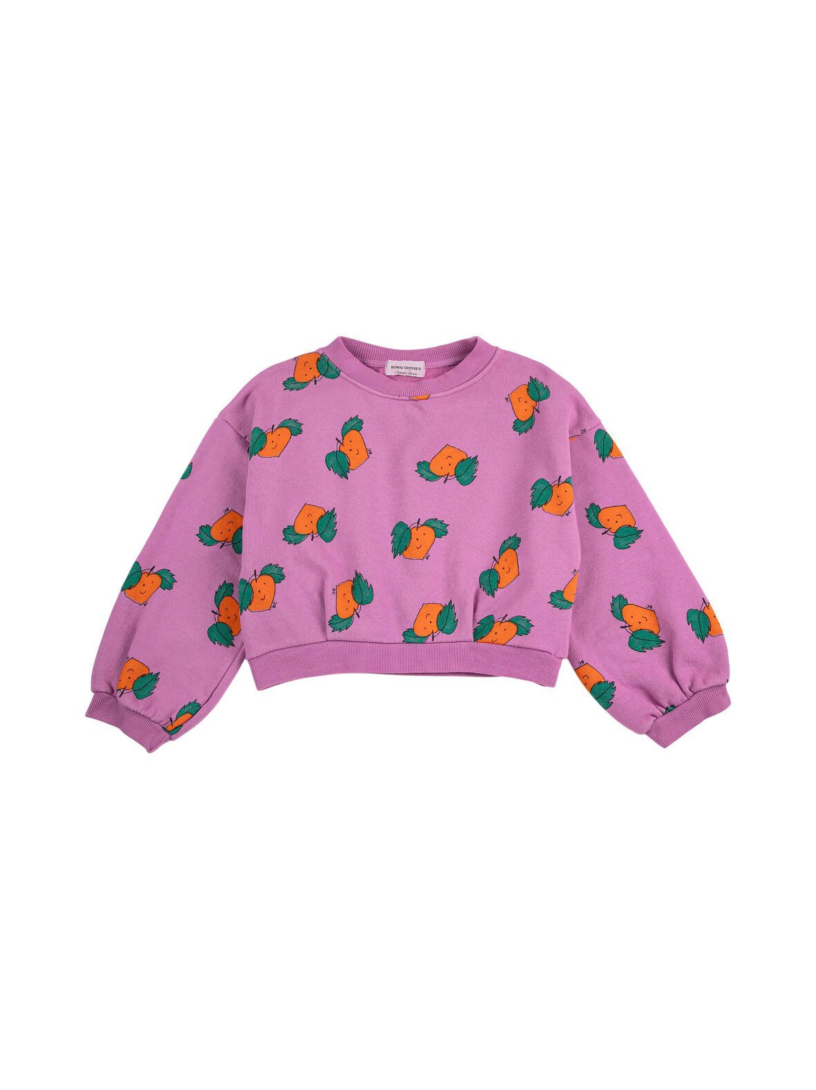 Tangerine cropped -collegepaita
