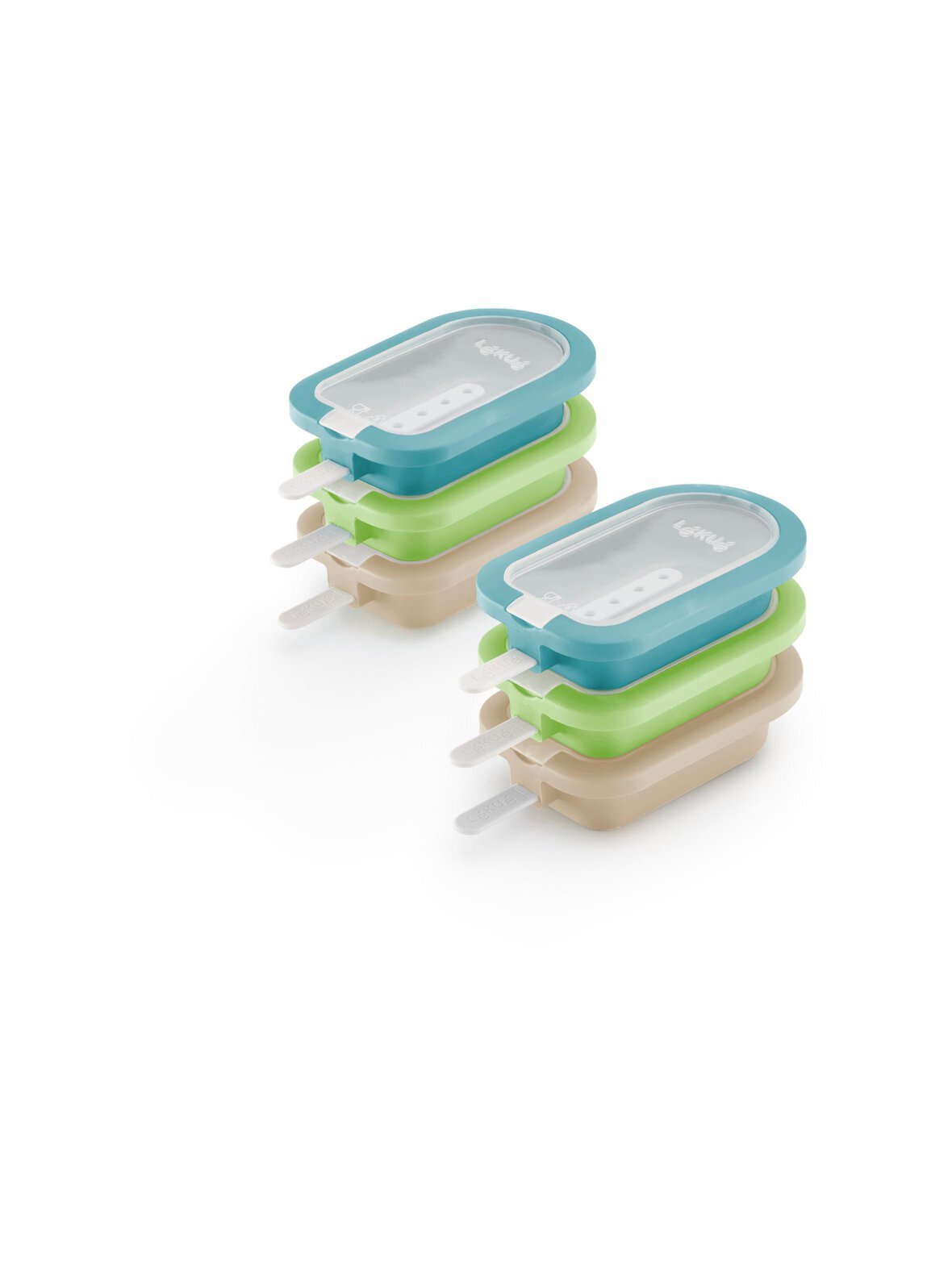 Mediterranean ice lolly moulds set -jäätelömuotti 6 kpl