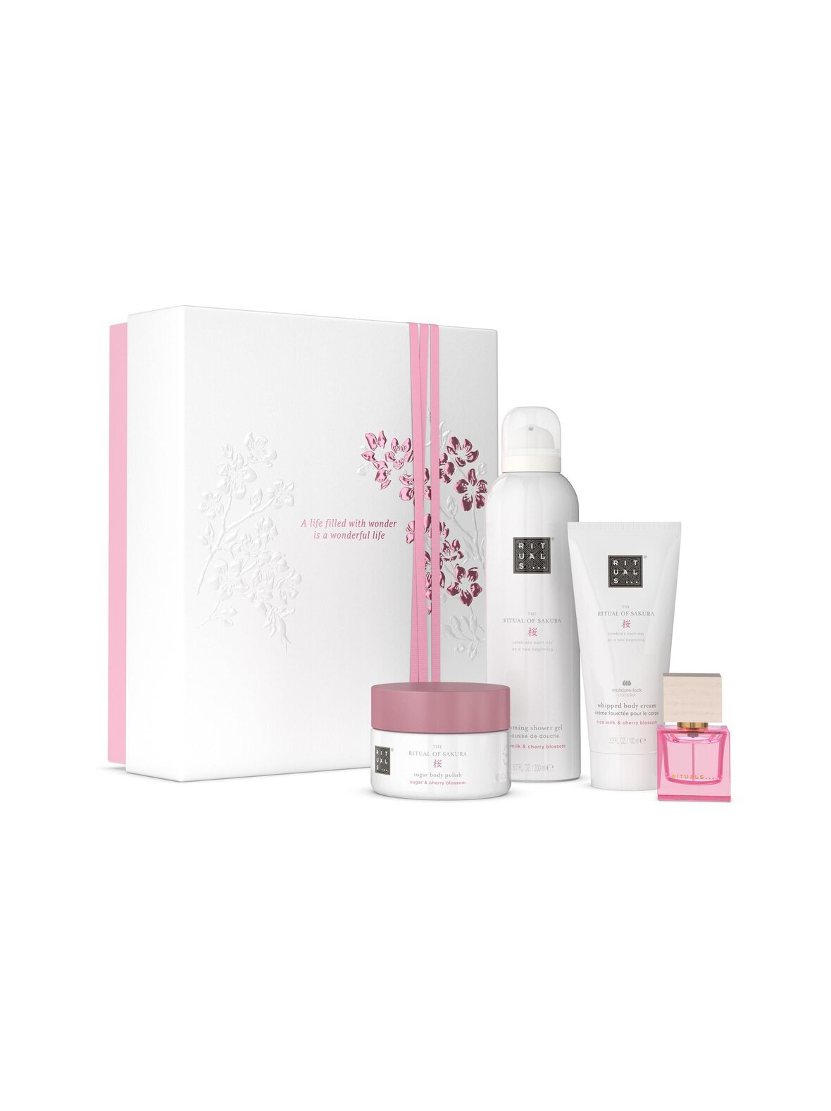 The ritual of sakura medium gift set -ihonhoitopakkaus