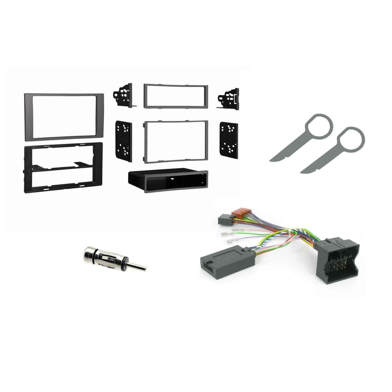 Ford Transit 2-DIN soittimen asennussarja (hopea)