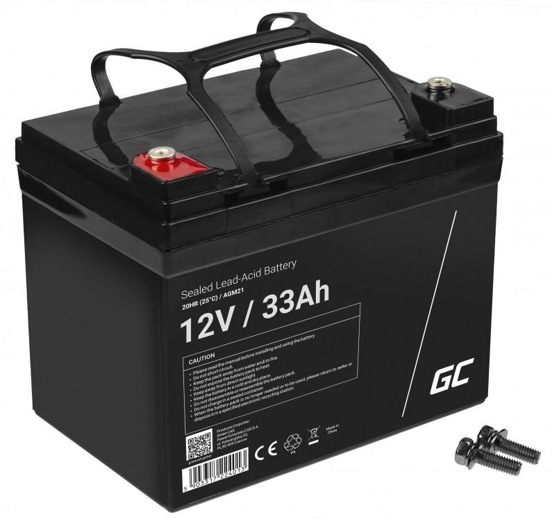 Green Cell AGM akku 12V 33Ah