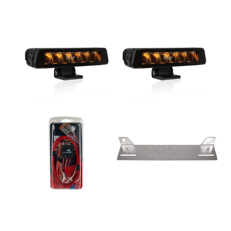LED-lisävalosetti W-LIGHT Surge Super Slim 8,5 X2