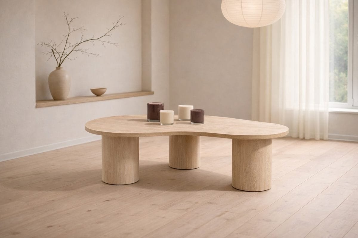 Megg sohvapöytä 130 cm - Luonnonvärinen