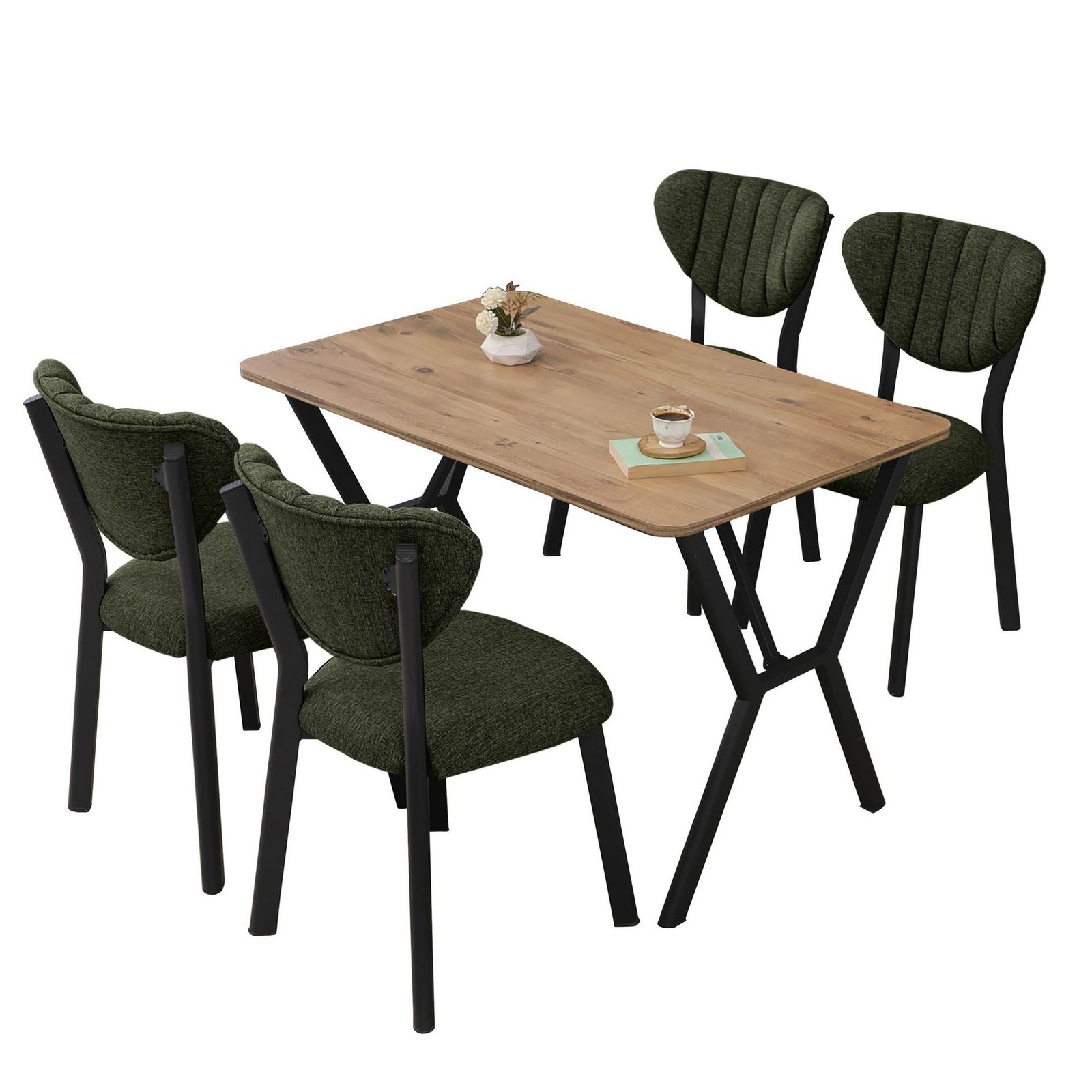 Krylor ruokailuryhmä pöytä 110 cm + 4 tuolia -