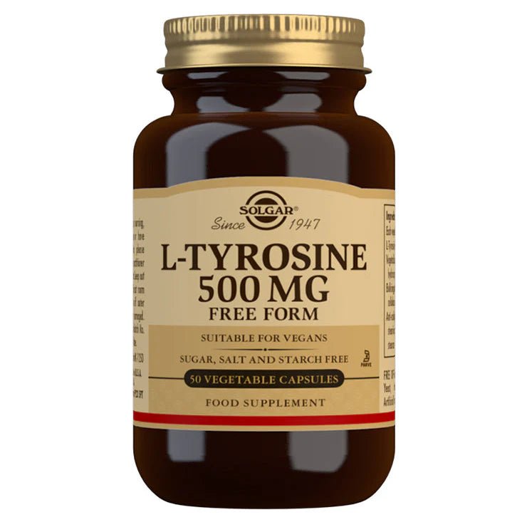 Solgar L-Tyrosiini 500 mg 50 kaps 50 kaps