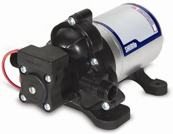 Painevesipumppu Shurflo 10,7 L (12V min 3,1 bar)