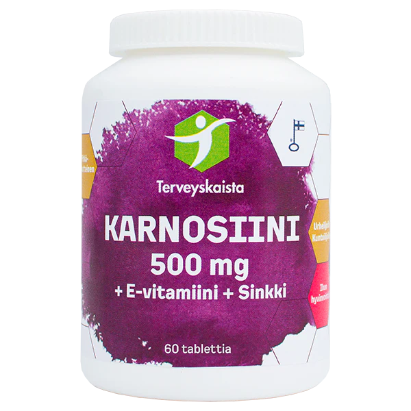 Terveyskaista Karnosiini 500 mg 60 tabl
