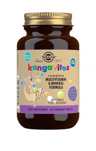 Solgar Kangavites® Bouncing Berry (lapsille, marjanmakuinen) 60 tabl 60 tabl