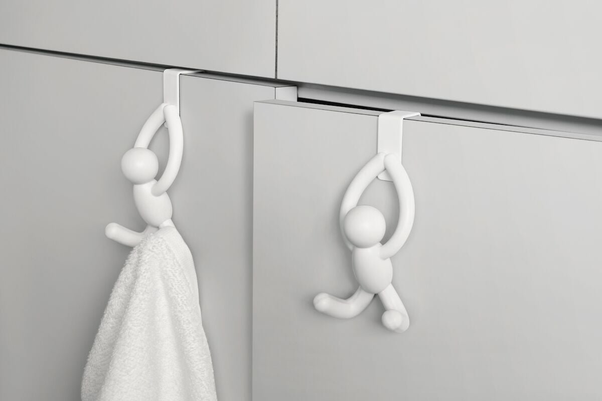 Umbra Buddy koukut ovenpäälle, valkoinen